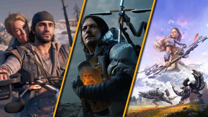 Days Gone Death Stranding Horizon Zero Dawn PlayStation PC Days Gone Death Stranding Horizon Zero Dawn PlayStation PC