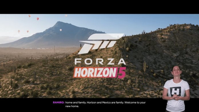 Forza Horizon 5 patch lingua dei segni accessibilità Playground Games Xbox Game Studio Xbox Series X Xbox Series S Xbox One PC Forza Horizon 5 patch lingua dei segni accessibilità Playground Games Xbox Game Studio Xbox Series X Xbox Series S Xbox One PC