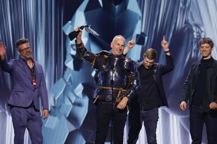 swen vinckle larian studios the game awards 2023 baldur's gate 3 game of the year swen vinckle larian studios the game awards 2023 baldur's gate 3 game of the year
