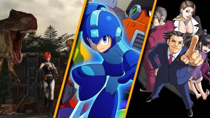 Capcom Dino Crisis Mega Man Ace Attorney Capcom Dino Crisis Mega Man Ace Attorney