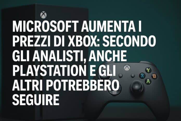 microsoft-aumenta-prezzi-xbox-ps5-analisti